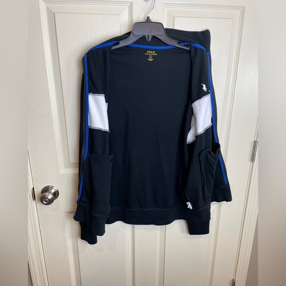 Polo Ralph Lauren Black and White Zip-Up Jacket - Picture 4 of 11